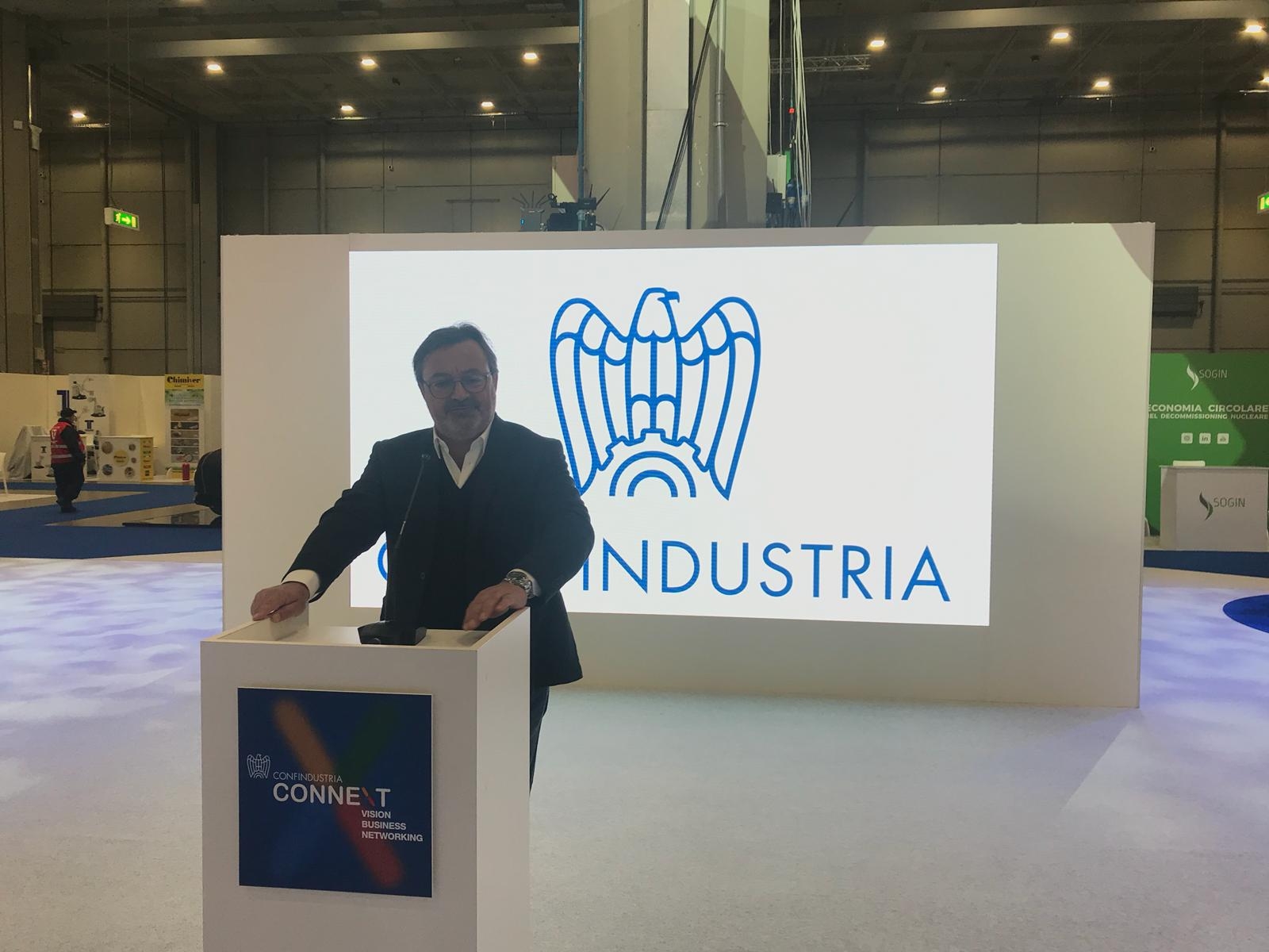Mauro Bergamaschi during a speech at Connext